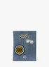 Jet Set Travel Medium Embellished Denim Passport Case michael kors jet set travel medium embellished denim passport case