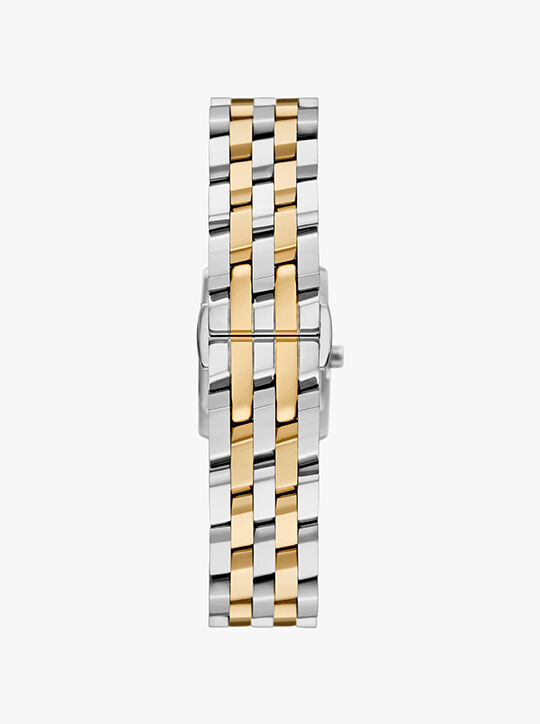 Micro Georgie Two-Tone Watch michael kors micro georgie two tone watch