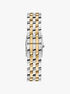 Micro Georgie Two-Tone Watch michael kors micro georgie two tone watch