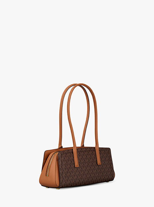 Laila Small Signature Logo Shoulder Bag michael kors laila small signature logo shoulder bag