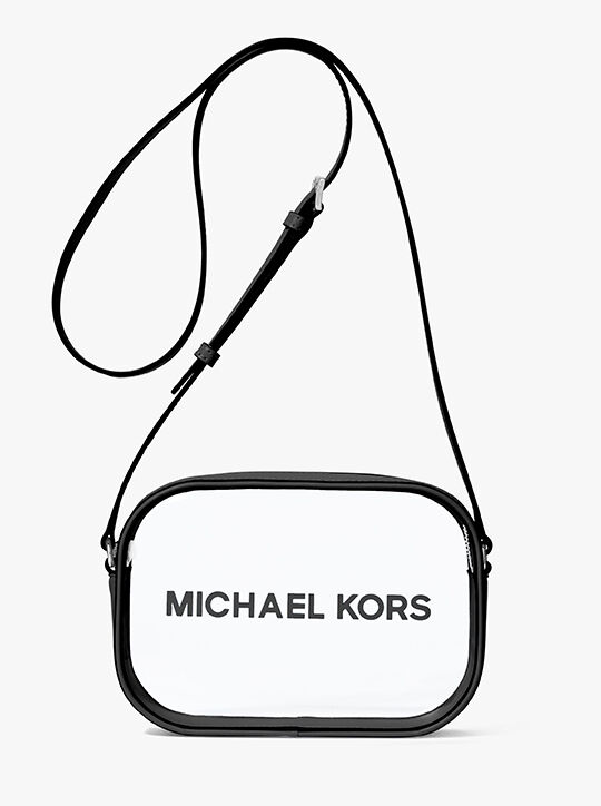 Jet Set Travel Medium Clear Vinyl Camera Bag michael kors jet set travel medium clear vinyl camera bag
