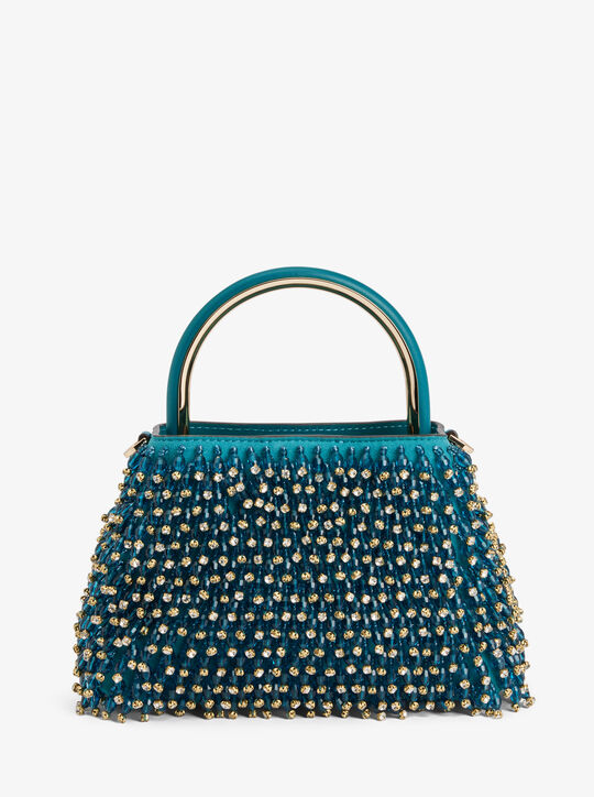Limited-Edition Rosie Extra-Small Embellished Satin Bucket Bag michael kors limited edition rosie extra small embellished satin bucket bag