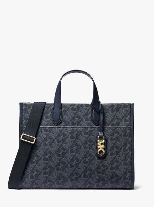 michael kors gigi large empire signature logo tote bag