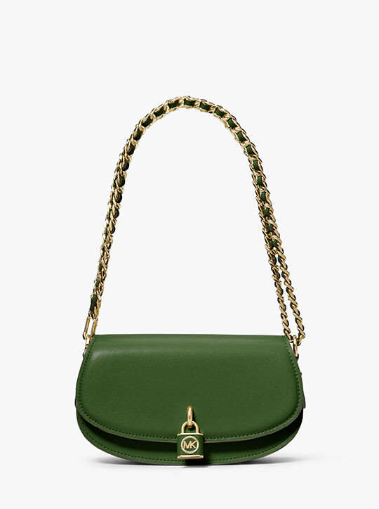michael kors mila small leather shoulder bag