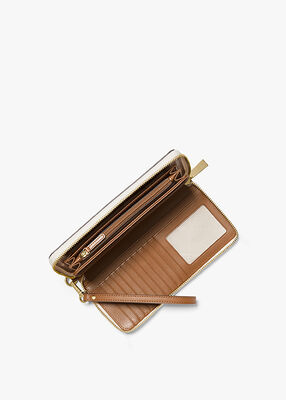 michael kors محفظة كونتيننتال كبيرة بشعار الماركة