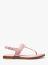 Mandy Leather T-Strap Sandal michael kors mandy leather t strap sandal