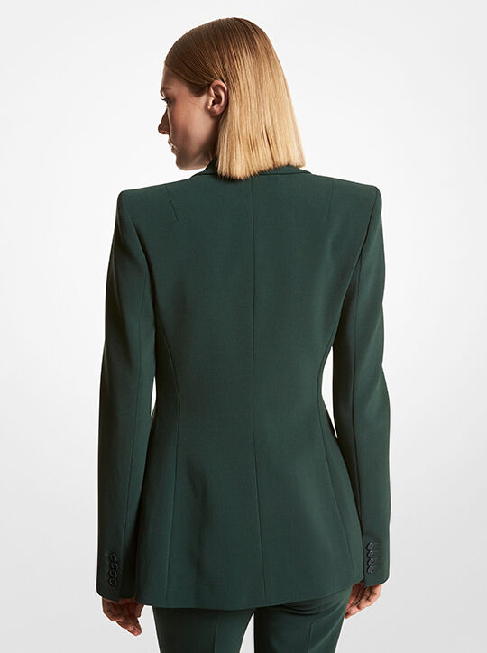 Georgina Stretch Pebble Crepe Blazer michael kors georgina stretch pebble crepe blazer
