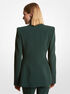 Georgina Stretch Pebble Crepe Blazer michael kors georgina stretch pebble crepe blazer