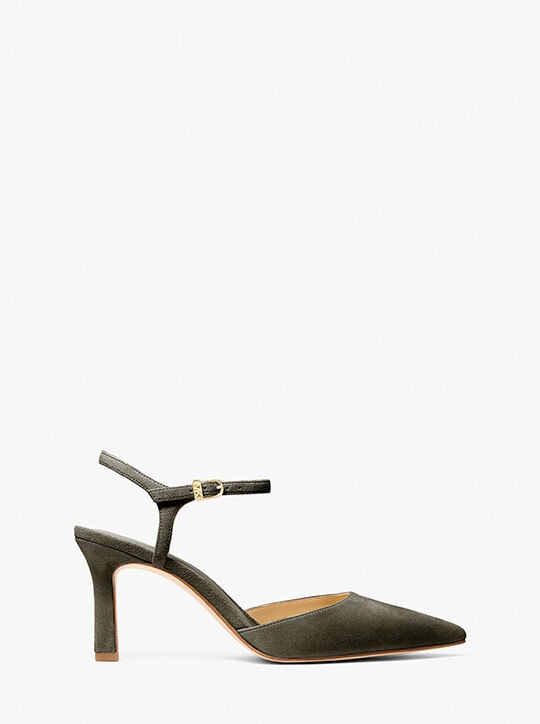 Amara Suede Slingback Pump michael kors amara suede slingback pump
