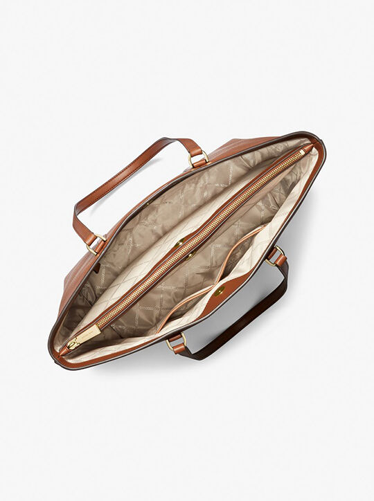 michael kors حقيبة تيمبل كبيرة من الجلد المحبب