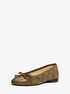 michael kors piper flex logo stitched suede