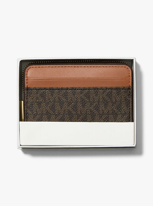 michael kors حافظة بطاقات جيت سيت صغيرة بسحاب