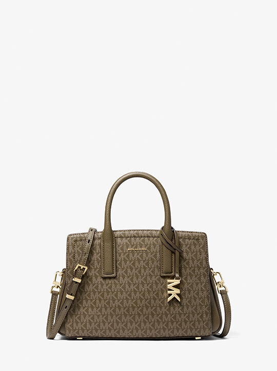 حقيبة ليلى الصغيرة بشعار الماركة michael kors حقيبة ليلى الصغيرة بشعار الماركة