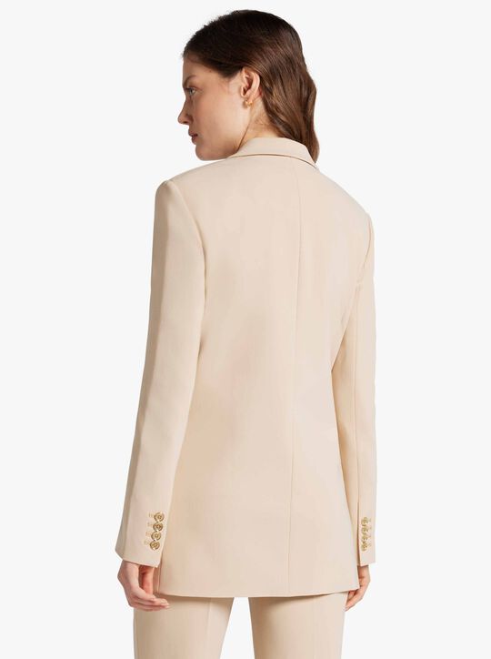 michael kors crepe boyfriend blazer