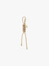 Gold-Tone and Braided Cord Bag Charm michael kors gold tone and braided cord bag charm