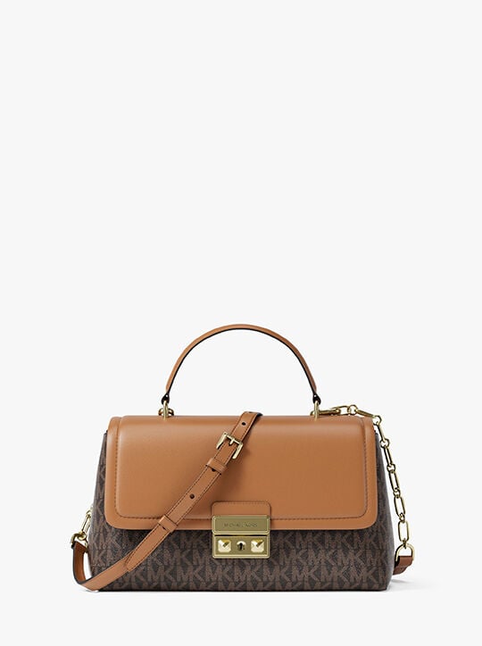 Tribeca Extra-Small Signature Logo Satchel michael kors tribeca extra small signature logo satchel