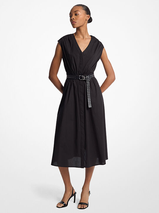 Georgette Belted Shirtdress michael kors georgette belted shirtdress