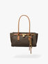 Hamilton Moderne Small Signature Logo Satchel michael kors hamilton moderne small signature logo satchel