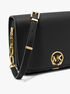 michael kors delancey medium leather messenger bag