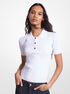 Ribbed Stretch Knit Polo Shirt michael kors ribbed stretch knit polo shirt