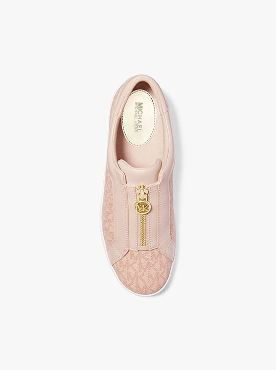 Keaton Signature Logo Zip-Up Sneaker michael kors keaton signature logo zip up sneaker