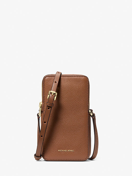 Jet Set Small Pebbled Leather Smartphone Crossbody Bag michael kors jet set small pebbled leather smartphone crossbody bag