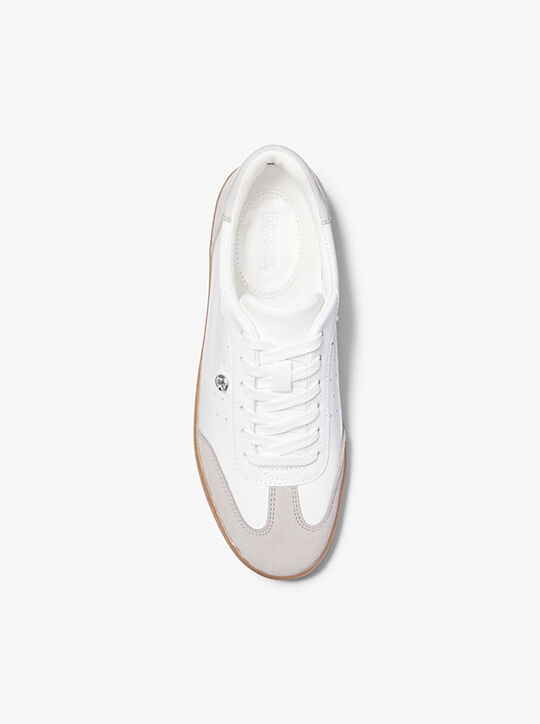 michael kors scotty leather sneaker