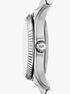 Lexington Pavé Silver-Tone Watch michael kors lexington pav silver tone watch