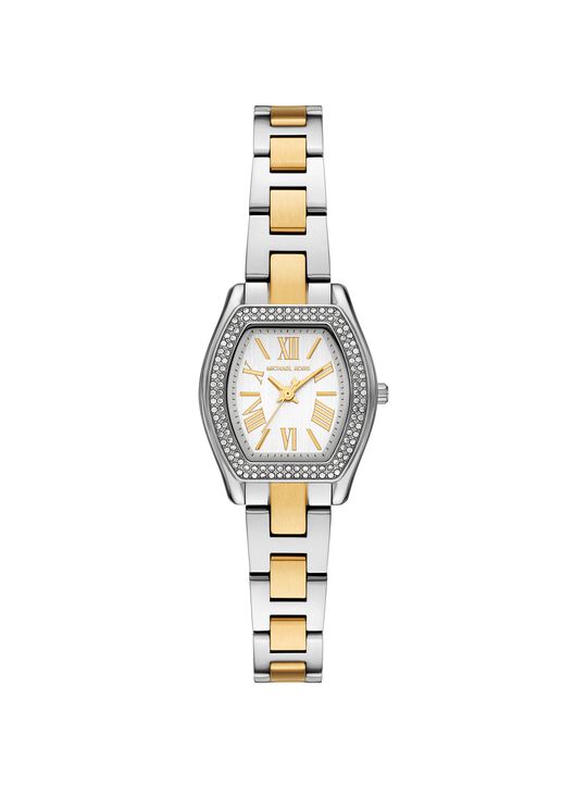 Petite Chelsea Pavé Two-Tone Watch michael kors petite chelsea pav two tone watch