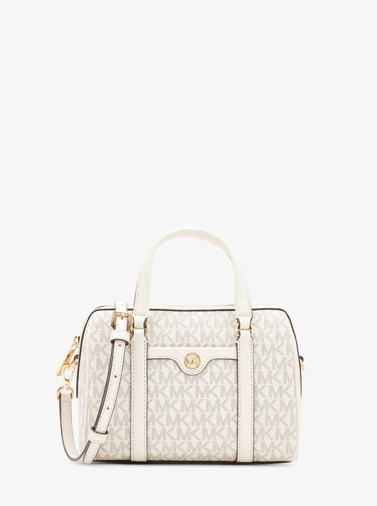 Jet Set Small Signature Logo Duffel Crossbody Bag michael kors jet set small signature logo duffel crossbody bag