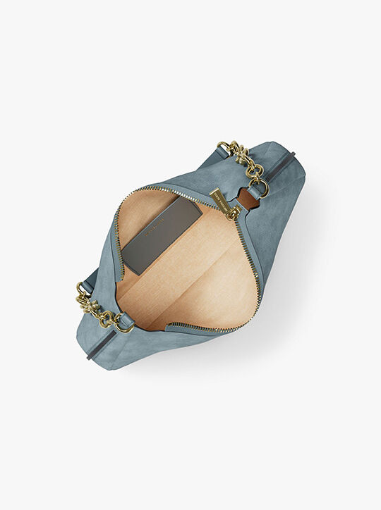 Nolita Medium Nubuck Chain Pochette michael kors nolita medium nubuck chain pochette