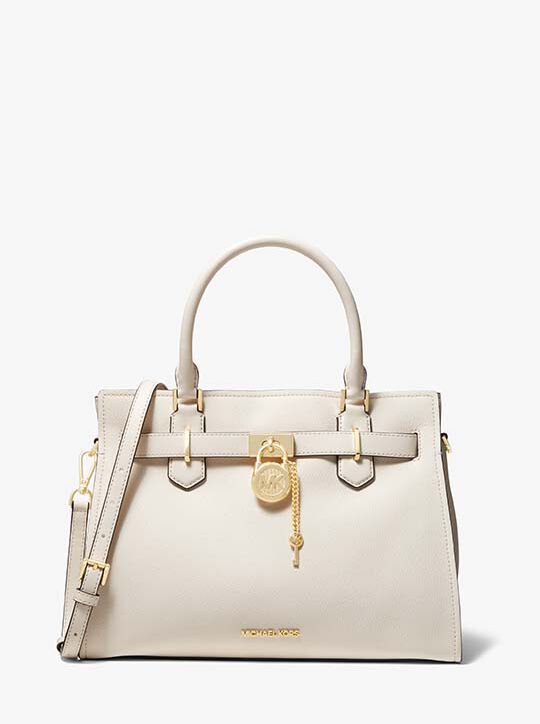 Hamilton Medium Leather Satchel michael kors hamilton medium leather satchel