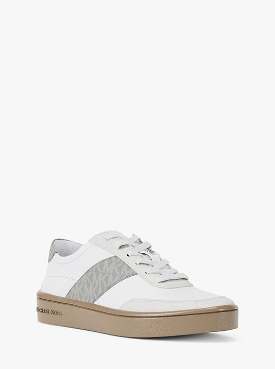 Kaycee Signature Logo Stripe Sneaker michael kors kaycee signature logo stripe sneaker
