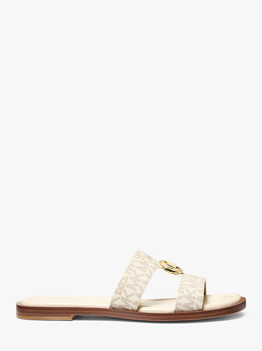 Erin Signature Logo Sandal michael kors erin signature logo sandal