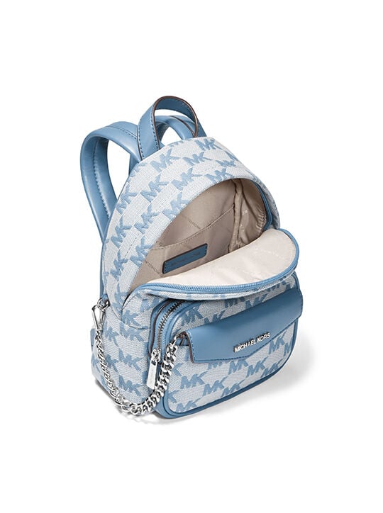 Maisie Extra-Small Logo Jacquard 2-in-1 Backpack michael kors maisie extra small logo jacquard 2 in 1 backpack