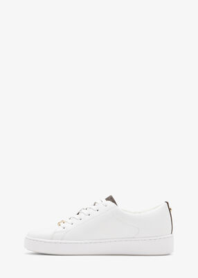 michael kors keaton leather and logo sneaker