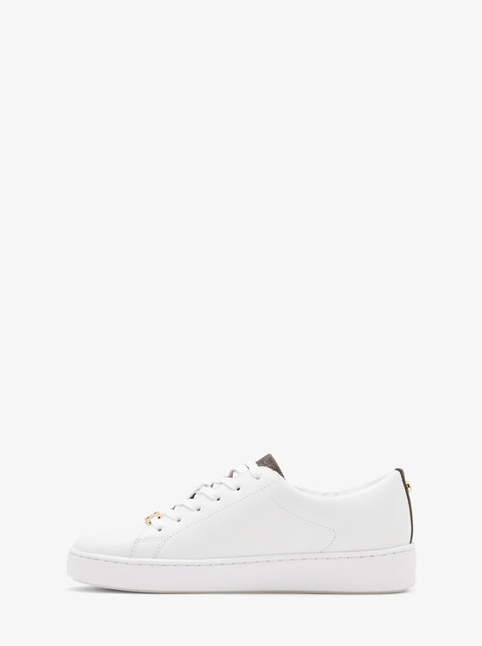 michael kors keaton leather and logo sneaker