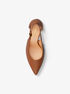 Leather Slingback Pump michael kors leather slingback pump