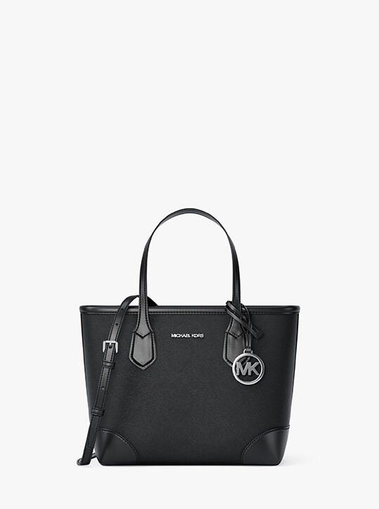 Eva Extra-Small Saffiano Leather Convertible Tote Bag michael kors eva extra small saffiano leather convertible tote bag