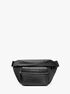 Signature Logo Print Woven Belt Bag michael kors signature logo print woven belt bag