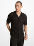 michael kors open knit cotton shirt