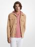 Suede Shirt Jacket michael kors suede shirt jacket