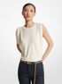 michael kors matte jersey sleeveless t shirt