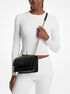 michael kors claire large pebbled leather convertible shoulder bag