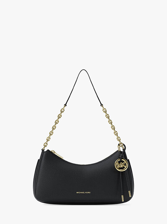 حقيبة نوليتا متوسطة الحجم من الجلد المحبب مع سلسلة michael kors حقيبة نوليتا متوسطة الحجم من الجلد المحبب مع سلسلة
