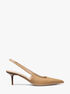 michael kors emma leather slingback pump