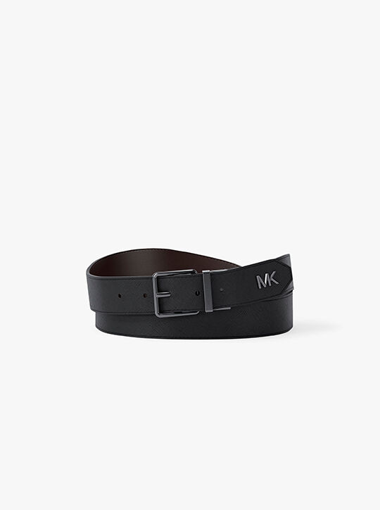 michael kors leather belt