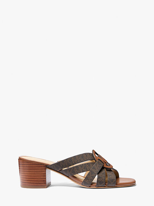 Erika Signature Logo Sandal michael kors erika signature logo sandal
