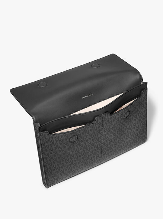 michael kors jet set signature logo laptop case