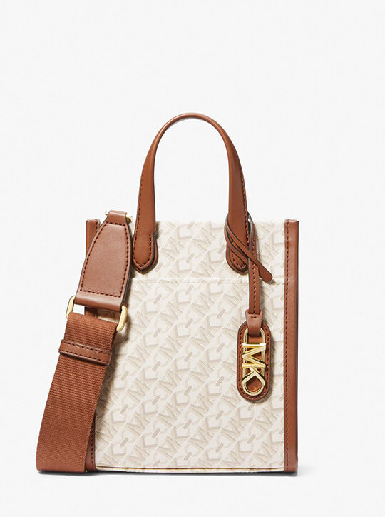 michael kors حقيبة جيجي كروس صغيرة جدًا بشعار الماركة